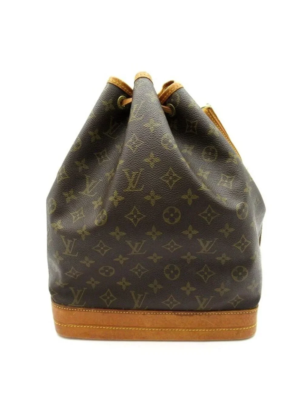 Louis Vuitton Noe Monogram Shoulder Bag Brown